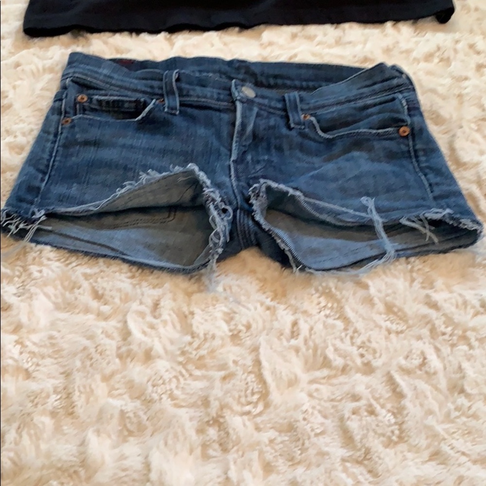 7 for all mankind cutoff shorts SZ 25